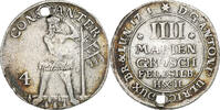 Principality of Brunswick-Wolfenbüttel 4 Mariengroschen Anton Ulrich -