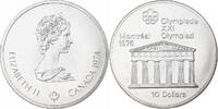 Canada 10 Dollars Elizabeth II, Panthéon, Ottawa, Silver -