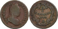 Austria 1/2 Kreuzer Maria Theresa, Smolník, Copper -