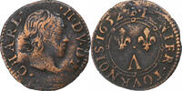 Principality of Arches-Charleville Denier Tournois Charles II de Gonzague -