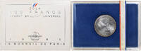 France 100 Francs Emile Zola Germinal, MDP, BU, Silver -
