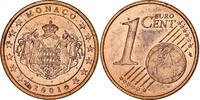 Monaco Euro Cent Rainier III, BU, Monnaie de Paris, Copper Plated Steel -