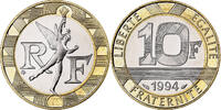 France 10 Francs Génie, MDP, Proof, Bi-Metallic -