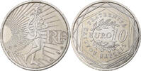France 10 Euro Semeuse, Pessac, Silver, KM:1580 -