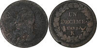 France Decime Dupré, Bordeaux, Copper, Gadoury:187a -