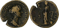 Sesterz Faustina II, Rome, Bronze, RIC:1388b -
