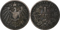 Germany Mark Wilhelm II, Stuttgart, Silver, KM:14 -