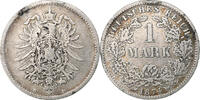 Germany Mark Wilhelm I, Munich, Silver, KM:14 -