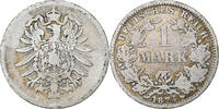Germany Mark Wilhelm I, Dresden, Silver, KM:14 -