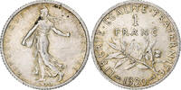 France Franc Semeuse, Paris, Silver, KM:844.1 -