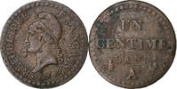 France 1 Centime Dupré, Paris, Copper, Gadoury:76 -