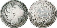 France 2 Francs Cérès, Bordeaux, Silver, KM:817.2 -