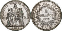 France 5 Francs Hercule, Bordeaux, Silver, Gadoury:745a -
