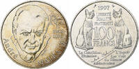 France 100 Francs André Malraux, Pessac, Silver -