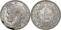 France 5 Francs Cérès, Paris, Silver, Gadoury:719, KM:761 -