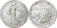 France 50 Centimes Semeuse, Paris, Silver, Gadoury:420 -