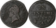 France Centime Dupré, Paris, Copper, Gadoury:76 -