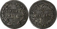 Switzerland 1/2 Batzen Billon, KM:A6 -