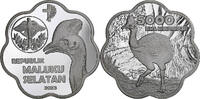 Indonesia 5000 Rupiah Maluku Selatan, Silver plated copper-nickel -