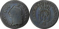 France Sol Louis XVI, Orléans, Copper, Gadoury:350 -