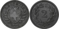 Switzerland 2 Rappen Bern, Zinc, KM:4.2b -