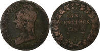 France 5 Centimes Dupré, Rouen, Copper, Gadoury:126 -