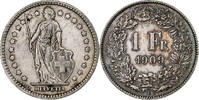 Switzerland Franc Helvetia, Bern, Silver, KM:29a -
