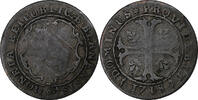 SWISS CANTONS 1/2 Batzen BERN, Bern, Billon, KM:91 -