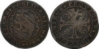 SWISS CANTONS 1/2 Batzen BERN, Bern, Billon, KM:91 -