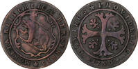 SWISS CANTONS 1/2 Batzen BERN, Bern, Billon, KM:91 -