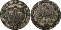 SWISS CANTONS 1/2 Batzen VAUD, Billon, KM:Pn1 -