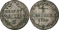 Switzerland 1/2 Batzen Billon, KM:A6 -