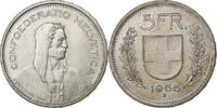 Switzerland 5 Francs Herdsman, Bern, Silver, KM:40 -