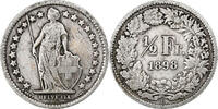 Switzerland 1/2 Franc Bern, Silver, KM:23 -