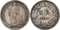 Switzerland 1/2 Franc Bern, Silver, KM:23 -