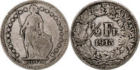Switzerland 1/2 Franc Bern, Silver, KM:23 -