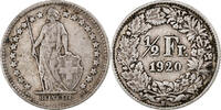 Switzerland 1/2 Franc Bern, Silver, KM:23 -