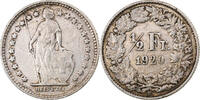 Switzerland 1/2 Franc Bern, Silver, KM:23 -