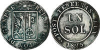 SWISS CANTONS Sol GENEVA, Billon, KM:120 -