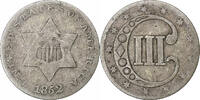 United States Silver 3 Cents Philadelphia, Silver -