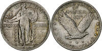 United States Standing Liberty Quarter Philadelphia, Silver -