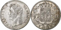 France 5 Francs Charles X, Lille, Silver, Gadoury:643 -