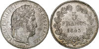 France 5 Francs Louis-Philippe, Bordeaux, Silver, Gadoury:678 -