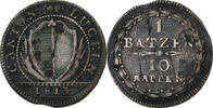 SWISS CANTONS 1 Batz Swiss Cantons, Luzern, Bern, Billon -