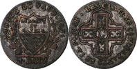 SWISS CANTONS 1 Batz Swiss Cantons, Vaud, Billon, KM:20 -