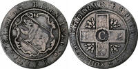SWISS CANTONS 1 Batz Swiss Cantons, Bern, Bern, Billon, KM:19 -