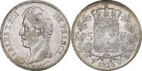 France 5 Francs Charles X, Lille, Silver, Gadoury:644 -