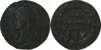 France 5 Centimes Dupré, Paris, Copper -