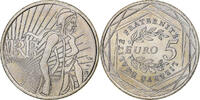 France 5 Euro Semeuse, Pessac, Silver, MS(64) -