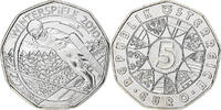 Austria 5 Euros Winterspiele, Vienna, Silver -